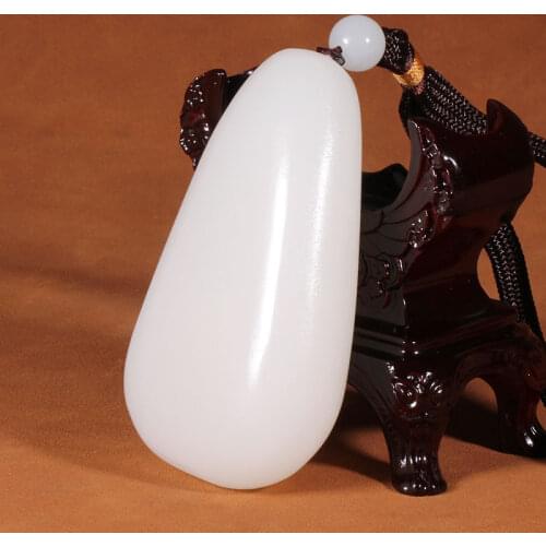 Natural white irregular jade pendants handcarved raw jade pendant natural jade stone jadeite jade necklace jade jewelry