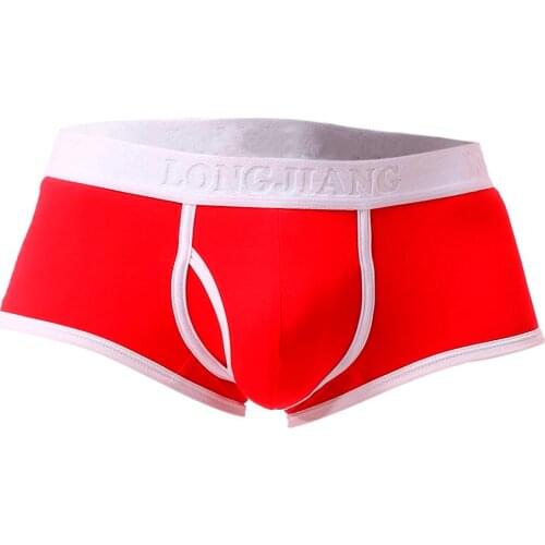 Sexy Briefs Underwear Mens Solid Breath Comfortable Bulge Pouch Shorts penis intimo uomo Underpants underwear cueca masculina