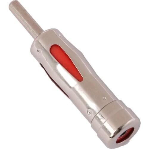 G5AD Car-styling Universal Red ISO To DIN Male Car Auto Radio Stereo Antenna Adaptor Aerial Plug Connector Adapter To DIN