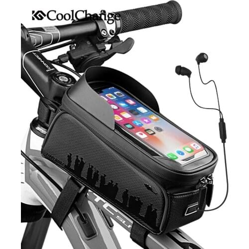 CoolChange Touch Screen Bike Bag Frame Bicycle Bag Front Top Tube Cycling Bag Waterproof Bag MTB Accesorios Bicycle Accessories