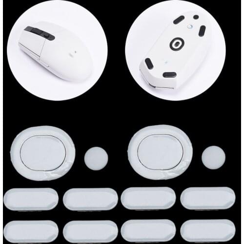 High Quality 2 Sets/pack Tiger Gaming Mouse Feet Mouse Skate For logitech G304 G305 Mouse White Mouse Glides Curve Edge