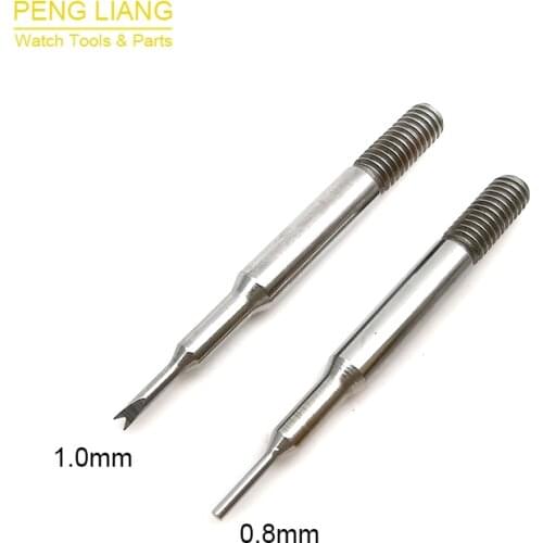 316L Stainless Steel Spare Tips Pins For Spring Bar Tool BERGEON 6767-F, 7767 1.0mm 0.8mm