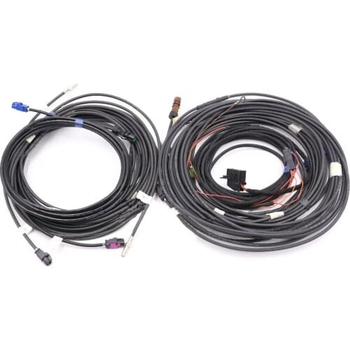 For Audi A4 A5 A6 C7 B9 8W Q7 4M Q5 MLB Original 360 Environment Rear Viewer Camera Install harness Wire Cable