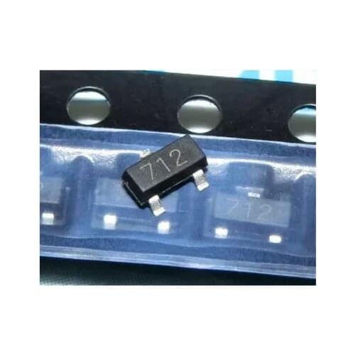 100 UNIDS SM712 SM712.TCT 712 SOT-23 TVS DIODE