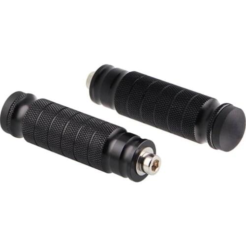 2pcs Universal CNC Motorcycle Rear Footrests Footpegs Foot Pegs Pedals M8