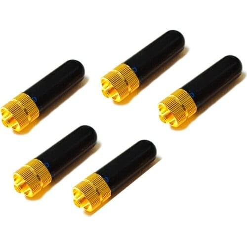 5PCS SRH805S Thumb Antenna for Radio Walkie talkie 5cm Gain Short Antenna Dual Band UHF SMA-F for Baofeng UV-5R UV-82 BF-888S