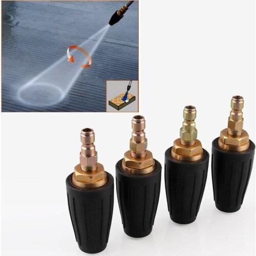 Car Washer High Pressure Washer Rotating Turbo Nozzle Spray Tip 2.5-5 GPM 3600PSI Washer Nozzle Car Care Cleaning Nozzle s4