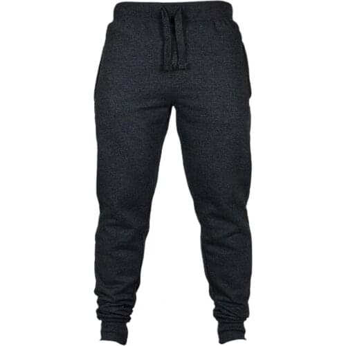 Men Pants Autumn Winter Solid Color Drawstring Pocket Ankle Tied Pants Sports Trousers Mens Clothing 2021