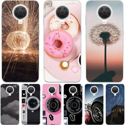 Phone Bags & Case For Nokia G10 G20 2021 6.52 Inch Cover Soft Silicone Fashion Marble Inkjet Painted Shell Capa