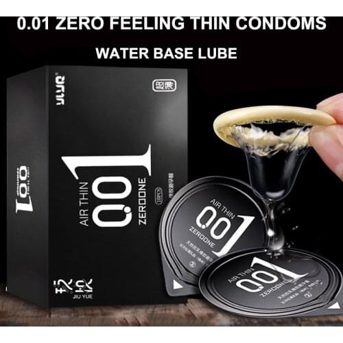 0.01 Feeling Thin Condoms For men long Sex Ice Hot Senseless Ultrathin Natural Latex Rubber Condom Penis Sleeve Contraception