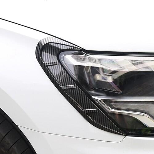 Front Rear Headlight Lamp Eyebrows Decorative Stickers Shark Cheek Vents Trim For- A3L RS3 2021