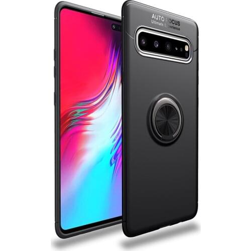 For Samsung Galaxy S10 5G Luxury Ring Back Cover Soft ShockProof Silicone Case For Samsung S10 5G S 10 SamsungS10 Phone Cases
