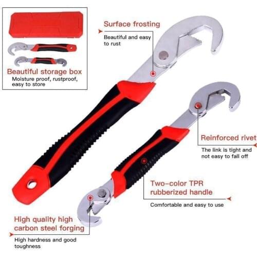 Forged Universal Wrench Hand Tool Spanner Multi Functional Universal Wrench Working Tool Spanner Wrench
