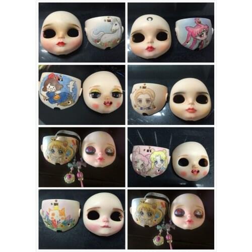 Customization doll Nude blyth doll ,face plate 20190411