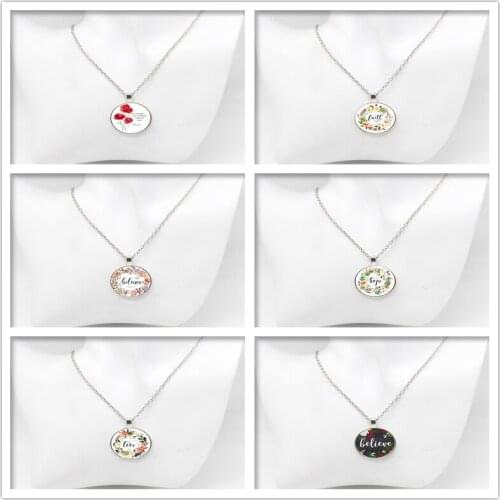 New Job 37:14 Consider The Wonderful Deeds of God Bible Scripture Nursery Scripture Necklace Pendant Religious Christian