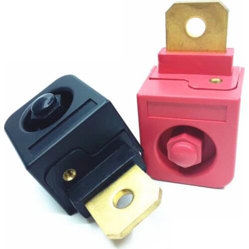 New 2 Pcs Connectors Terminals True Copper 300A Binding Post Inverter Terminal Amplifier Power Resistant Electrical Equipment