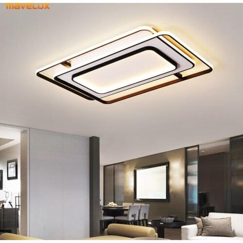 New Square LED Ceiling Lamps For Kitchen Bedroom Office Villa Apartments Foyer Living Room Hall Indoor Home Lighting Fixtures