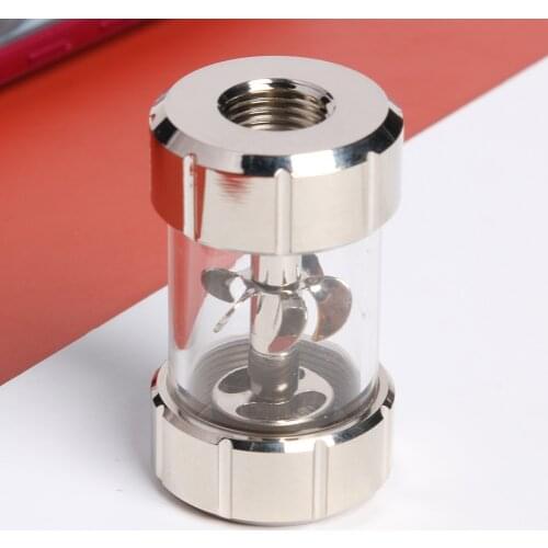 Cooling Flow Meter Computer Metal Water PC Cooler Radiator System Gauge Sensor for Household Computer Accessories