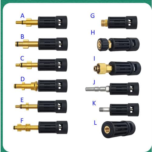 Pressure Washer Connector Adapter for Connect AR/Interskol/Lavor/Bosche/Huter/M22 Lance Wand to Karcher Water Gun Female Adapter