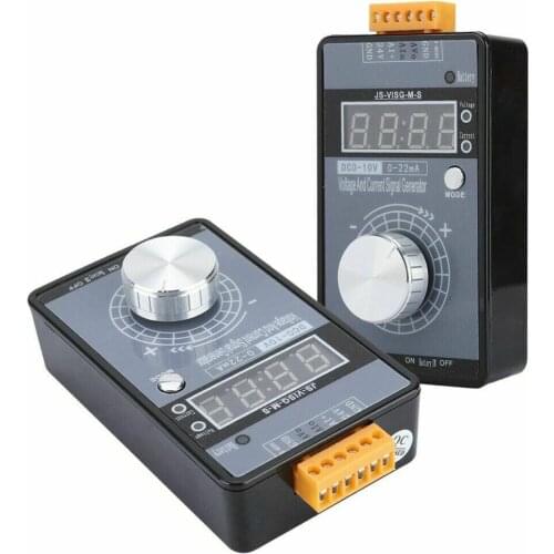 Portable 0-5V 0-10V 4-20mA Generator with LED Display High Precision Adjustable DC Current Voltage Signal Generator No Battery