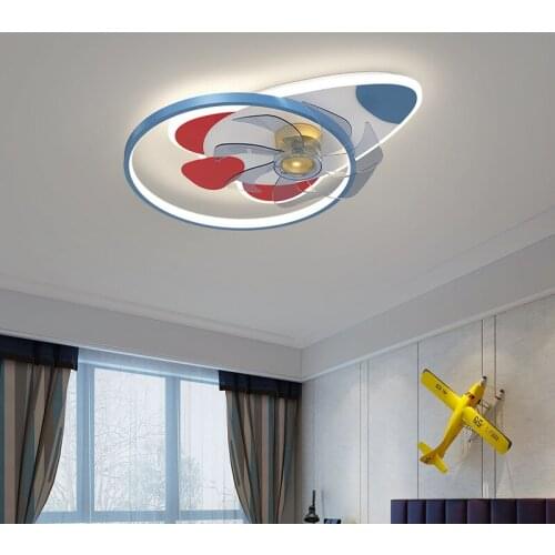 Tmall Elf Ceiling Fan Light Ceiling Fan Light Modern Italian Light Luxury Bedroom Childrens Room Household Fan Chandelier