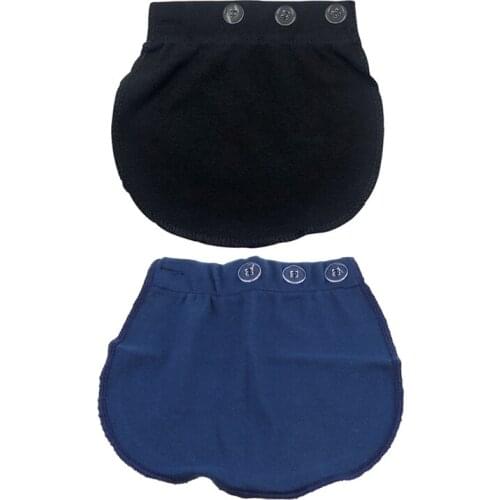 Maternity Pregnancy Waistband Belt Adjustable Pants Lengthening Waist Extenders Q1FE