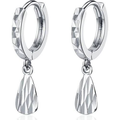 SHQIYAYI Women Hoops Water Drop Earrings Party Fashion Jewelry Korean Accessories High Quality Anti Allergy 625