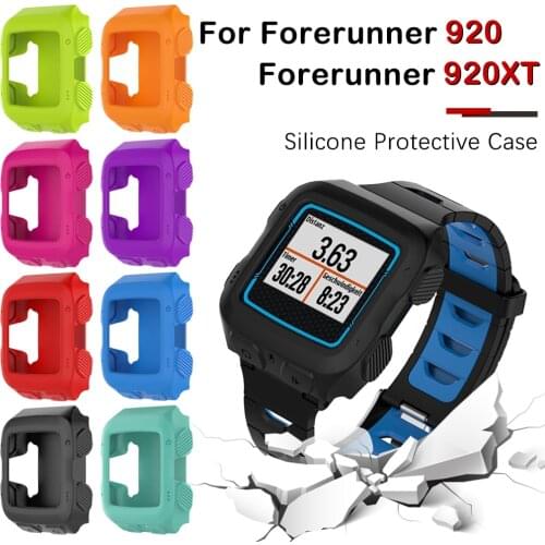 For Garmin Forerunner 920 920XT GPS Smart Watch Silicone Protective Sleeve Anti Collision Bumper Protective Shell Cover Case