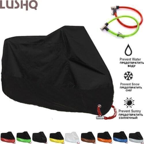 Motorcycle Cover Tarpaulin Snowmobile Bike Covers Protection For HONDA HORNET CB600 BROS 160 VTX 1300 XR 600 CR 250