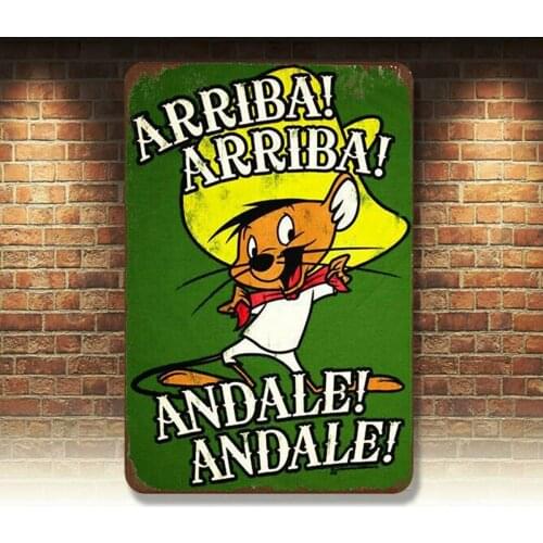 Animal Vintage Retro Metal Tin Signs Wall Plaques Bar Club Pub Plates Home Decor