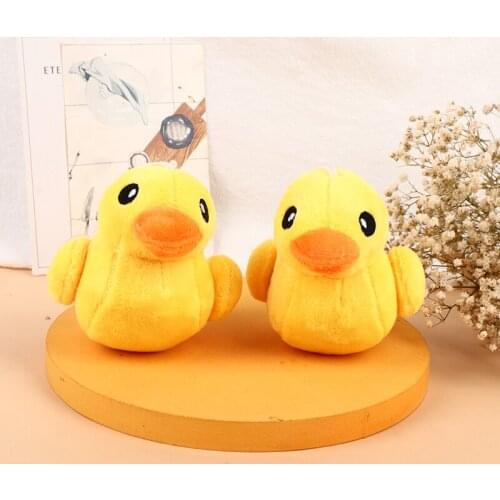 1 Pcs 12Cm Cute Yellow Duck Plush Toy Soft Stuffed Animals Dolls Toy for Kids Children Baby Girls Christmas Gifts