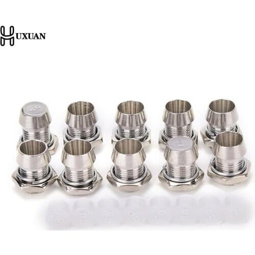 10 Pcs/lot Copper Metal 5mm Light Emitting Diode LED Holder Mount Panel Display