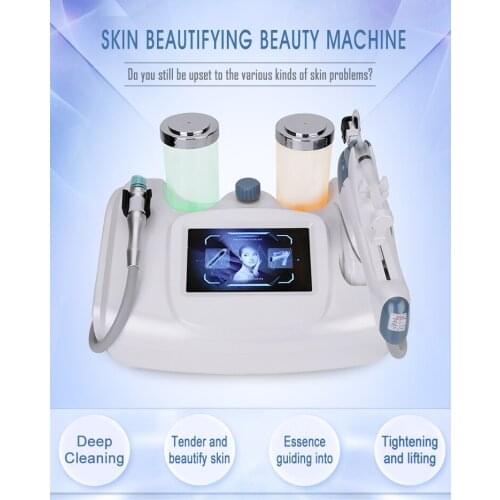 2019 new Best result Hot Sale RF Needle Mesotherapy Gun 2 in 1 Facial Deep Cleaning Skin Care Needle Free Device