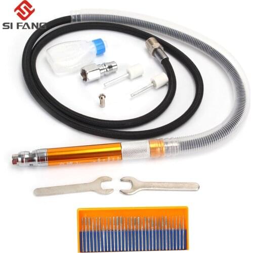 3mm&2.38mm Micro Pneumatic Air Pencil Die Grinder Kit Air Pressure Grinder Polish Engraving Dremel Tool High Quality