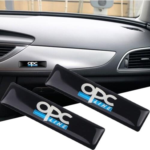 4Pcs Car-styling 3D Metal OPC LINE Emblem Car Decorative Badge Sticker for OPEL Zafira b Corsa d Insignia Mokka Regal car cover