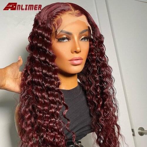 99j Color Lace Hair Wig Preplucked 13x4 Lace Frontal Wig Human Hair Wavy Glueless Lace Wig Bleached Knots Closure Human Hair Wig
