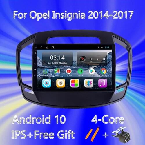 Android 10.0 2GB+32GB Car Radio Video Stereo Player GPS Navigation Multimedia For Opel Insignia 2014 2015 2016 2017 Rear Camera