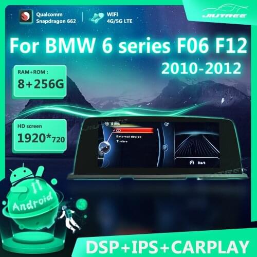 12.3 Inch 256G Android 11.0 Car Radio For BMW 6 Series F06 F12 2010-2012 System GPS Navigation Multimedia Player Stereo Reciver