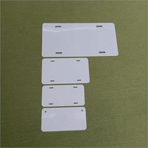 Free Shipping 10pcs/lot Sublimation Blank Metal Car Number Plate For Dye Sublimation Printing Transfer DIY