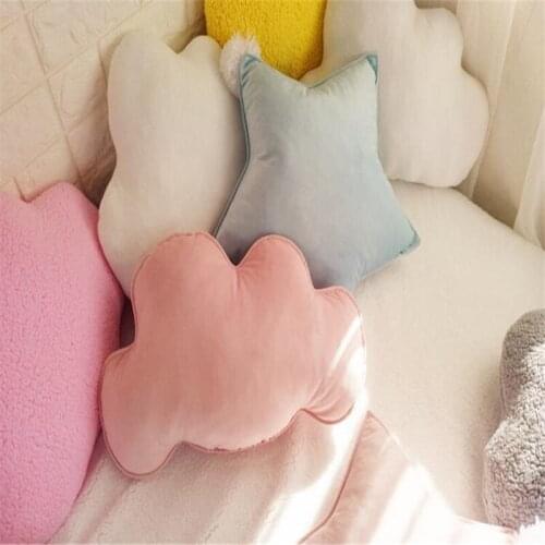 Ins Hot Sale Lovely Cloud Throw Pillow Cushion With Inner 52x34CM Free Shipping Girls' Bedroom Decorate Waist Bloster Dakimakura