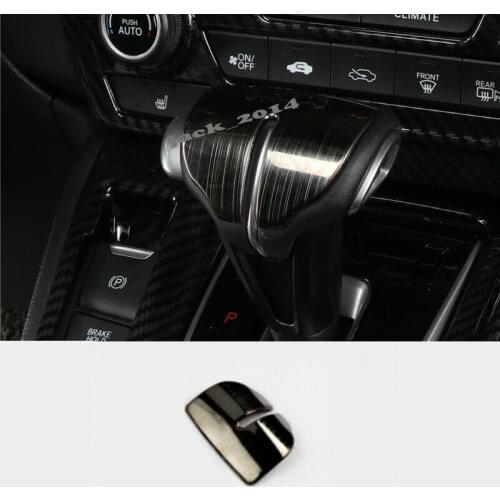 For Honda CRV CR-V 2017 2018 2019 Black titanium Gear Shift Stick Knob Cover Trim