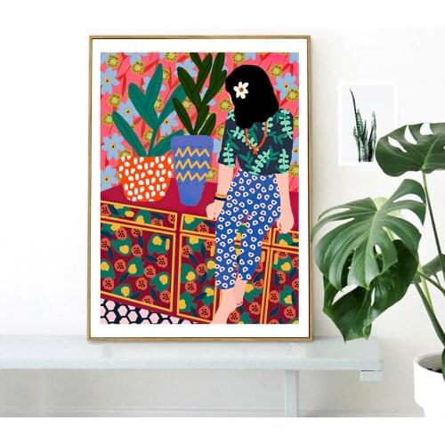 Cartoon Poster Nordic Vogue Kids Canvas Painting Wall Art Pictures For Living Room Modern Home Decorative Prins On The Wall