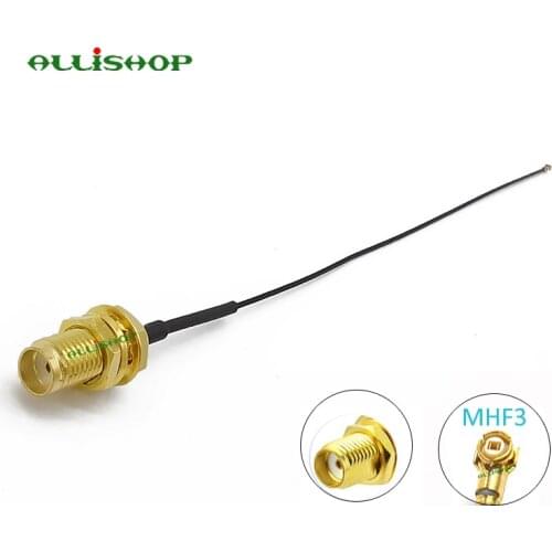 ALLiSHOP IPX IPEX U.FL MHF3 to SMA Female RF Pigtail Jumper Cable for Mini PCI 0.81mm M2 Card WiFi Card Wireless Router