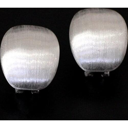 KJJEAXCMY fine jewelry S925 Sterling silver female style drawstring earbuckle