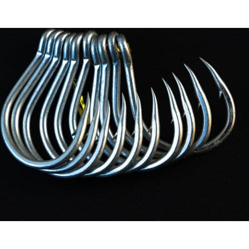 30pcs Sea Fishing Hook Circle Barbed Seawater Jig Hooks Tackle Durable Fishhooks Carp Ocean Accessories Size 2/0 3/0 5/0 fishing