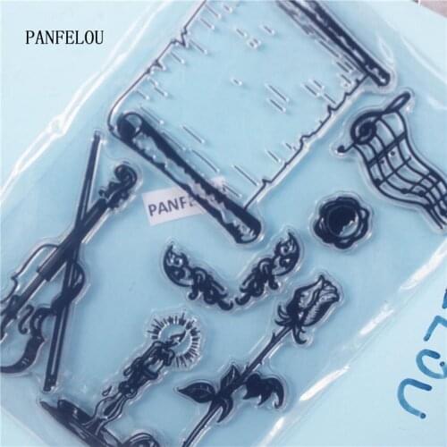 Cello Notebook Clear Stamp DIY Silicone Seals Scrapbooking/Card Making/Photo Album Decoration Supplies Sheets