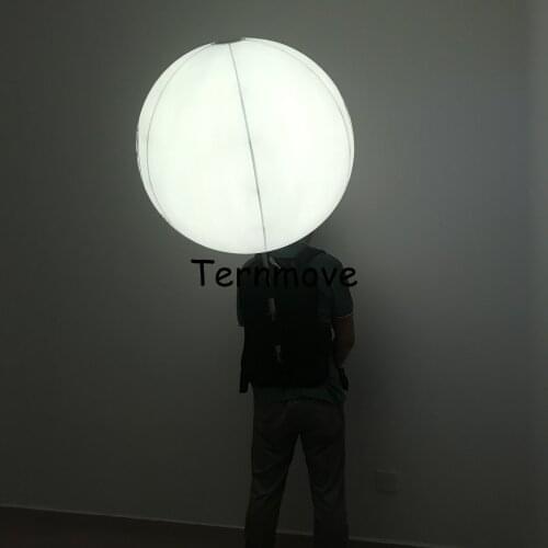 PVC Backpack Balloon Inflatable Backpack Balloon Inflatable Advertising Balloon walking Led Glowing Balloons with bag