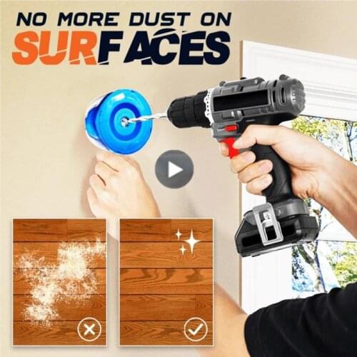 Dust Collector Must-Have Accessory Drill Electric Hammer Drill Dust Collector For Home Reusable Drilling Woodworking Power Tools