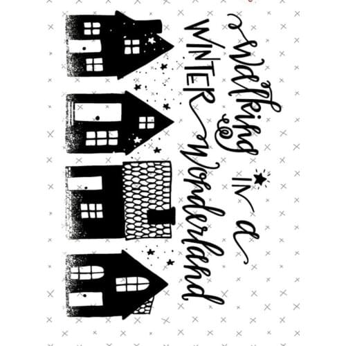 Merry Christmas Transparent Clear Silicone Stamp/Seal for DIY scrapbooking/photo album Decorative clear stamp sheetsM1247