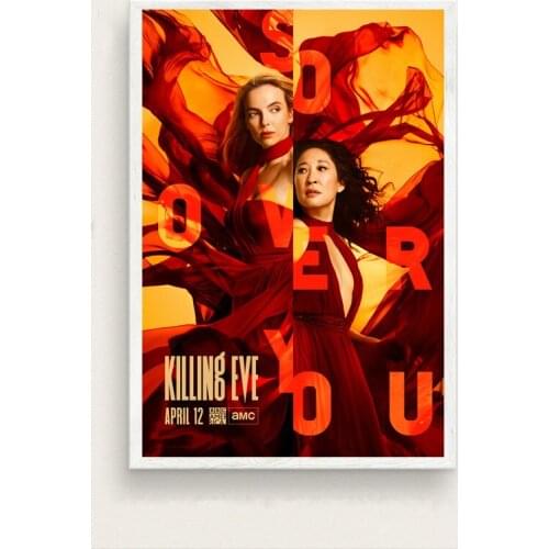 Modern mural killing Eve Season 3 Movie Poster picture copper engraving home decoration living room decoration